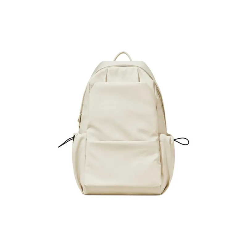 BOSTANTEN Fabric Backpack Unisex Ecru-1