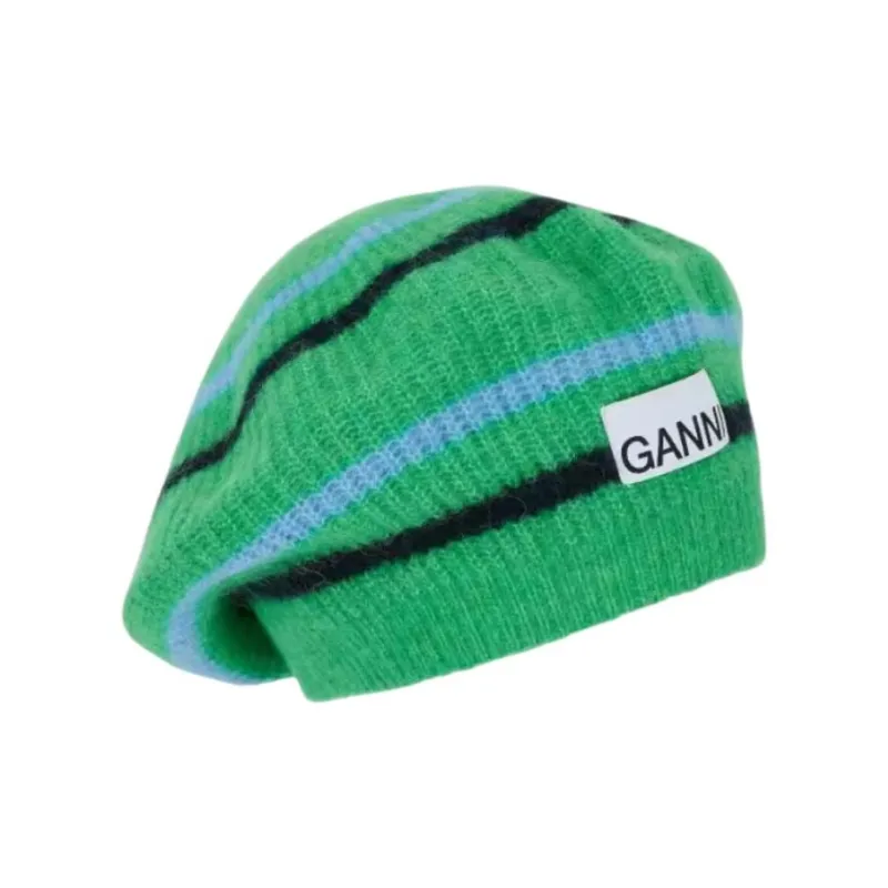 GANNI Soft Wool Beret-1