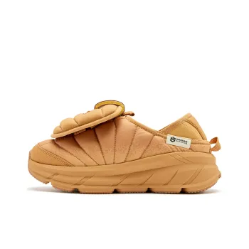 QIAODAN Ode Casual Shoes Women's Low Top Maple Yellow Mocha Yellow