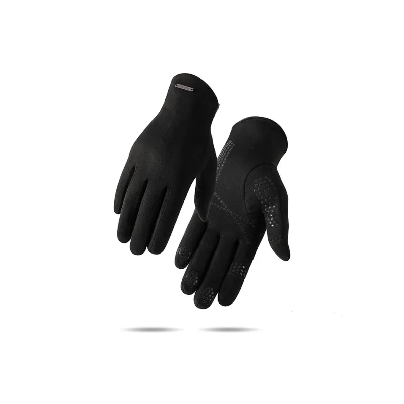 BSELEON Suede Knit Gloves Unisex-1