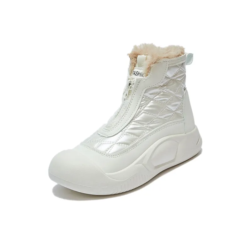 M.M Party Thermal Abrasion Resistant Short Mid Calf Snow Boots Women's-0
