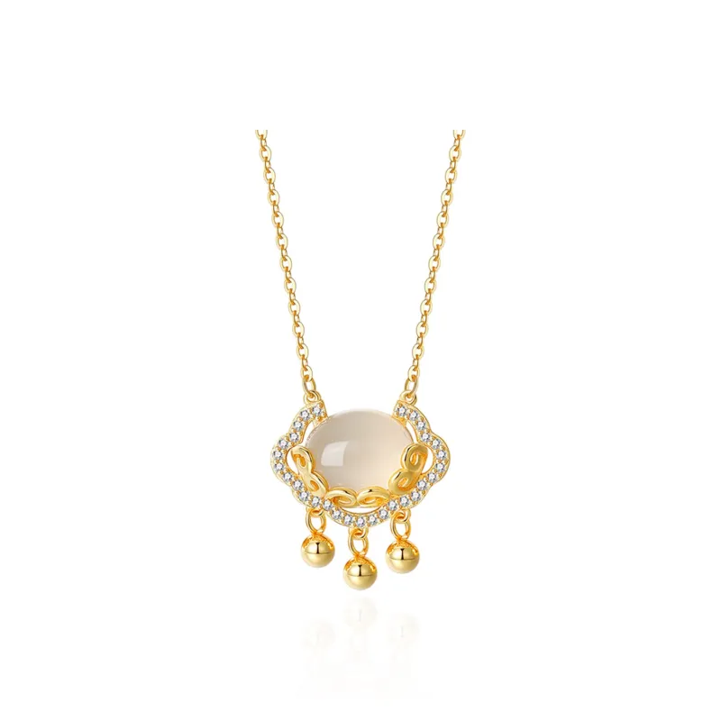Specialoutlook Chalcedony Necklaces Women's-10