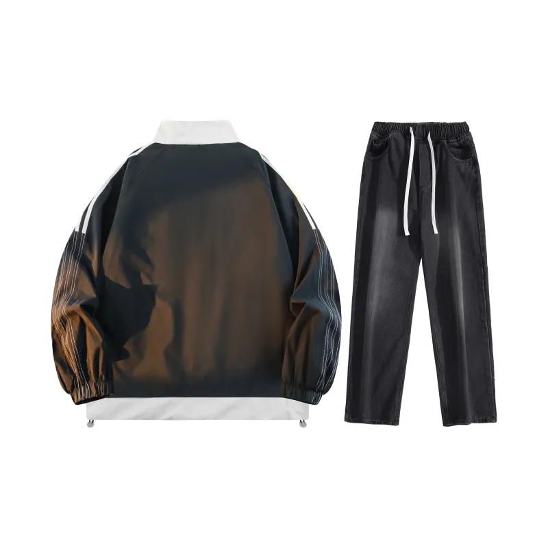 A.X.S.K Casual Sportswear Unisex Black-1