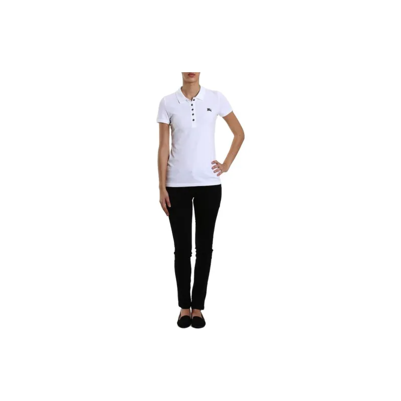 Burberry Polo Shirt Women's White-1