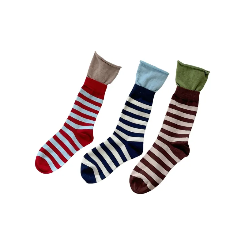 BEAR UNION Mid Calf Socks Women's 3 Pack-2