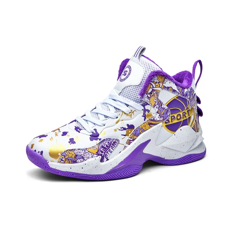 MUSHILANDI Cushioning Balance Height Increasing Mid Top Basketball Shoes Unisex-10