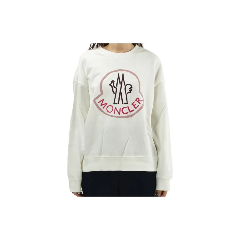 Moncler SS22 Sweatshirt Women's White-2