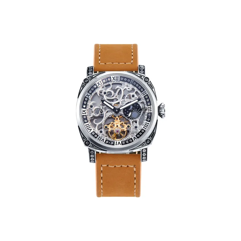 VRQ 1 Watch Automatic Mechanical Movement Watch Men's Watches Cut-Out Dial-10