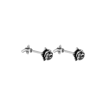 EAR PARTNER Silver 925 Stud Earrings Unisex
