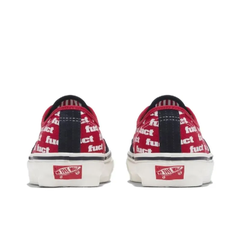Vans Authentic Reissue 44 Lx Fuct X Slam Jam Red Marshmallow-1