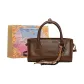 Brown+Charm+Shopping Bag