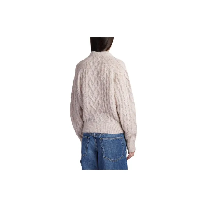 ISABEL MARANT ETOILE Elka Cable Knitted Jumper-1