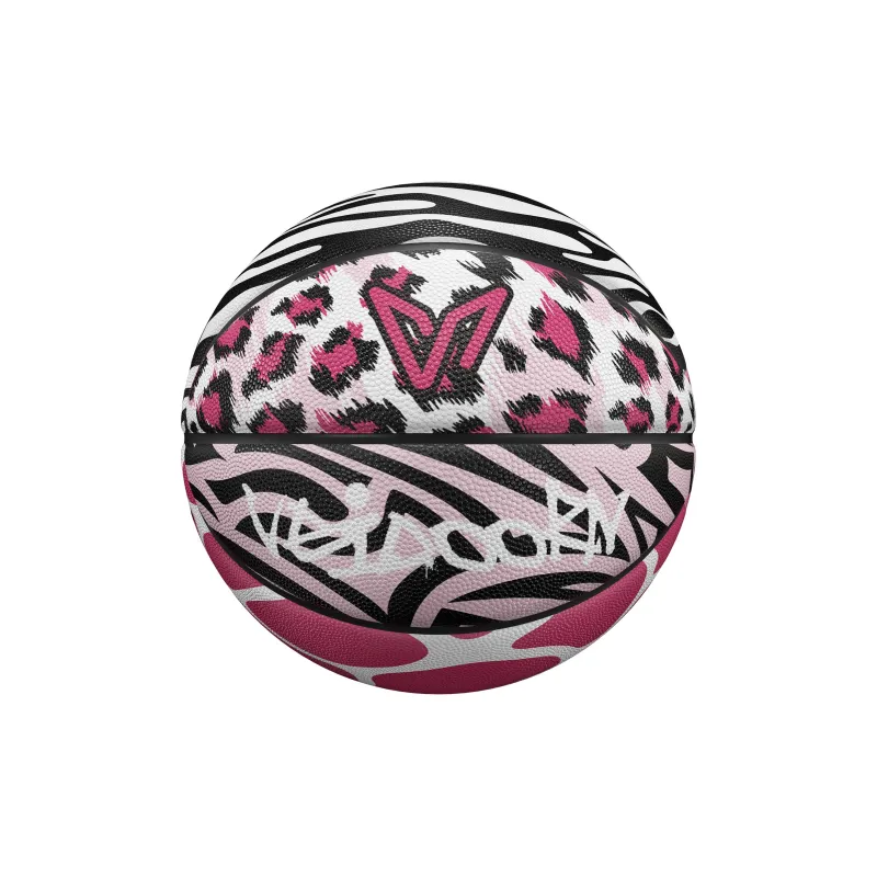VEIDOORN Rubber Basketball Leopard Print Size 7 Ball Street Training Unisex-0