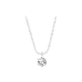 STQ S925 Silver Necklaces Women's