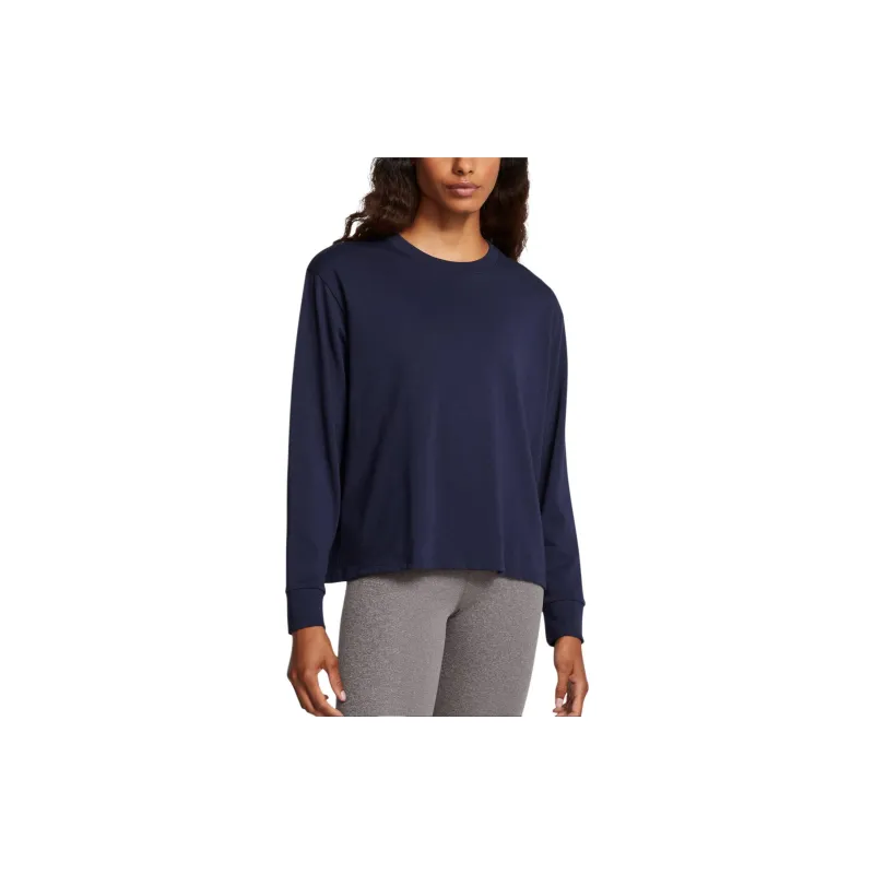 Under Armour Boxy T Shirt Women's Midnight Marine Blue-2