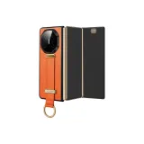 [Vibrant Orange]Handheld Wrist Strap Holder+Upgraded Lens Protective