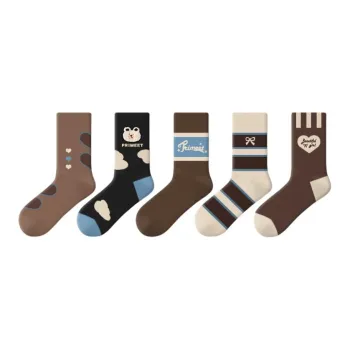 Primeet Mid Calf Socks Women's 5 Pack