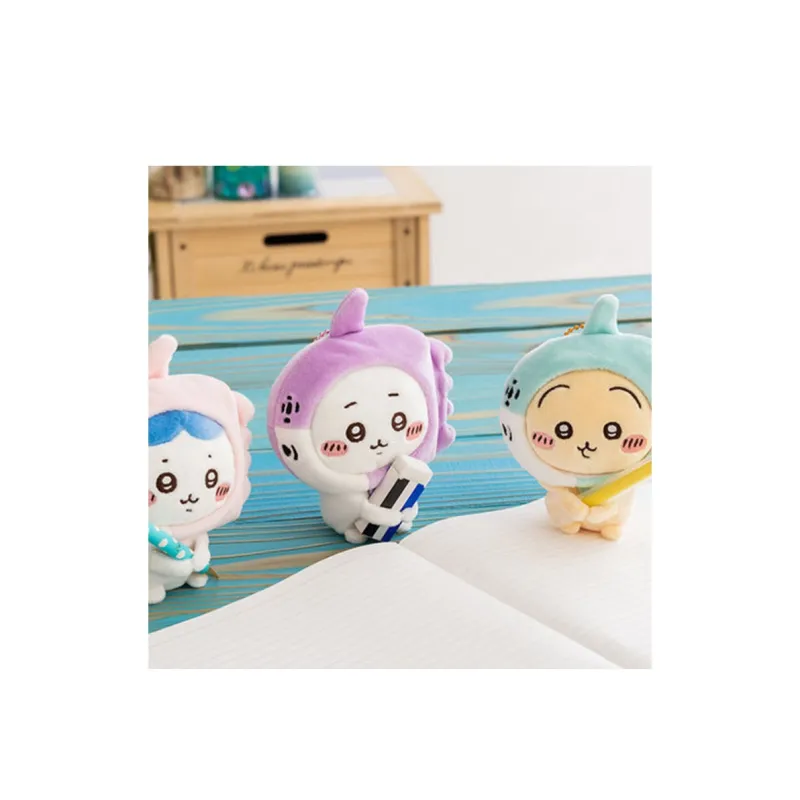 Chiikawa Aquarium Flipper Fish Dolls Plush Pendant 9cm High-2