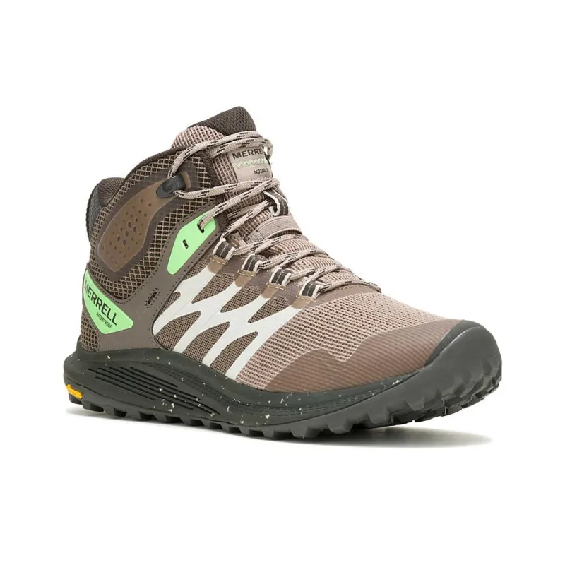 MERRELL Nova 3 Anti-Slip Wear-Resistant Mid-Top Trail Running Running Shoes Men's Brown-2