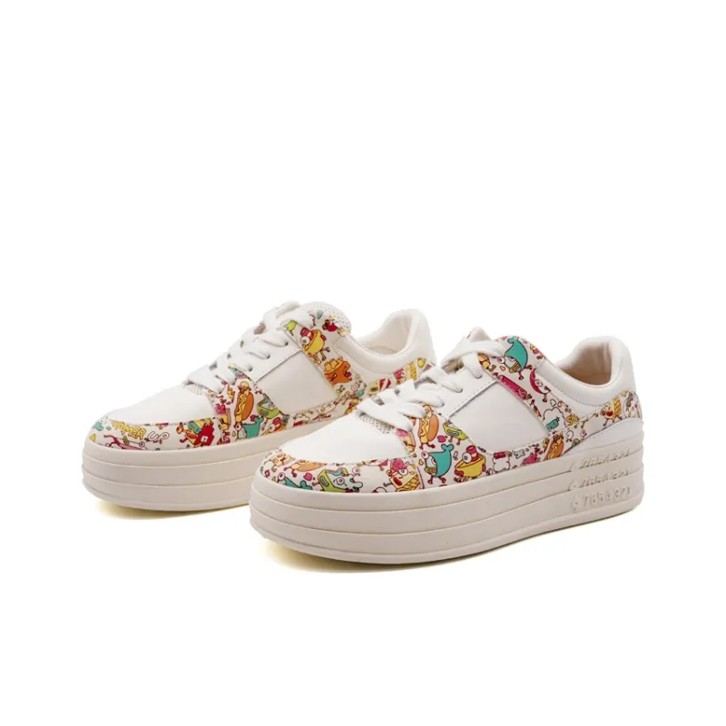 Joy&Mario Anti-Slip Wear-Resistant Low-Top Skateboard Shoes Women's-4