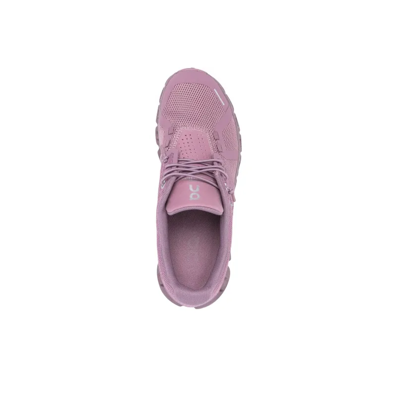 On Cloud 5 Anti Slip Wear Resistant Low Top Casual Running Shoes Women's Light Purple-4