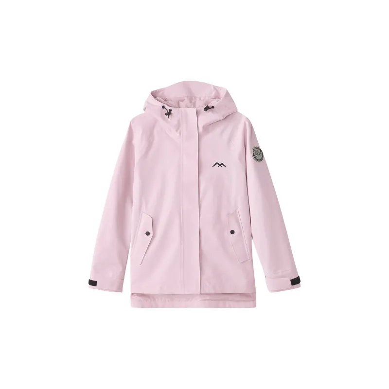 Skechers Windbreaker Jacket Women's Gray Pink-2