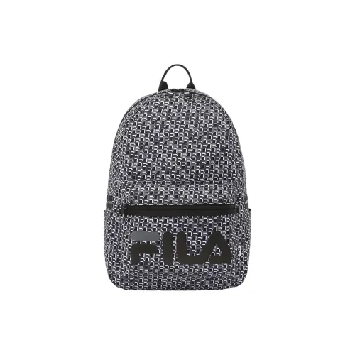 FILA Polyester Backpack Regular Unisex Beige/Black