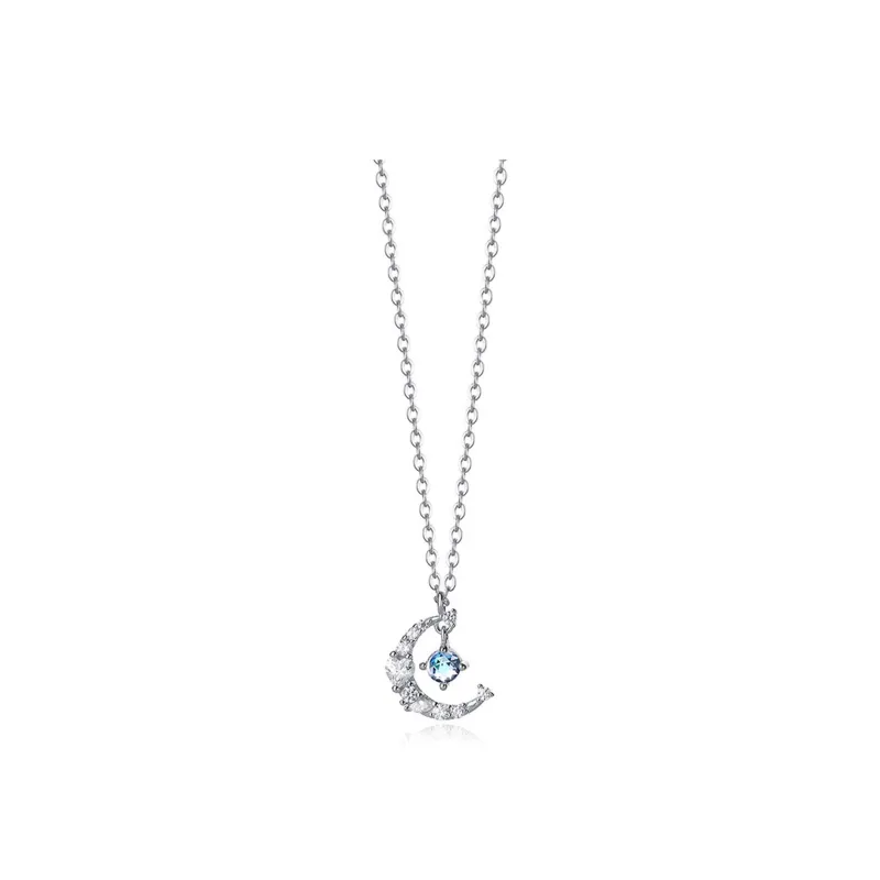 TEEX 925 Sterling Silver Necklaces Women's-0
