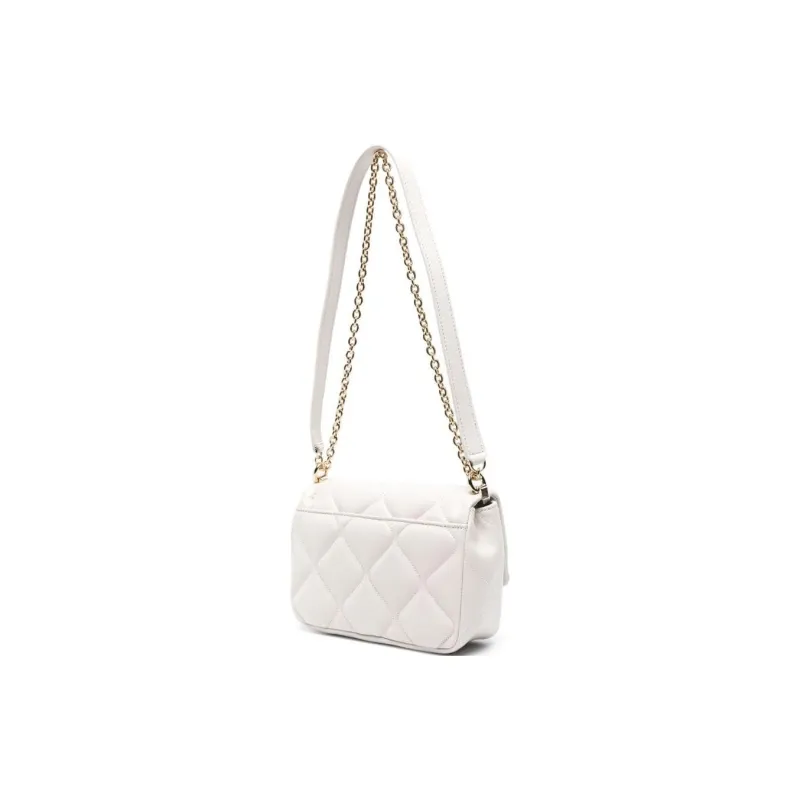Furla 1927 Collection Quilted Nappa Leather Crossbody Bag Shoulder Bag Mini Women's White-2
