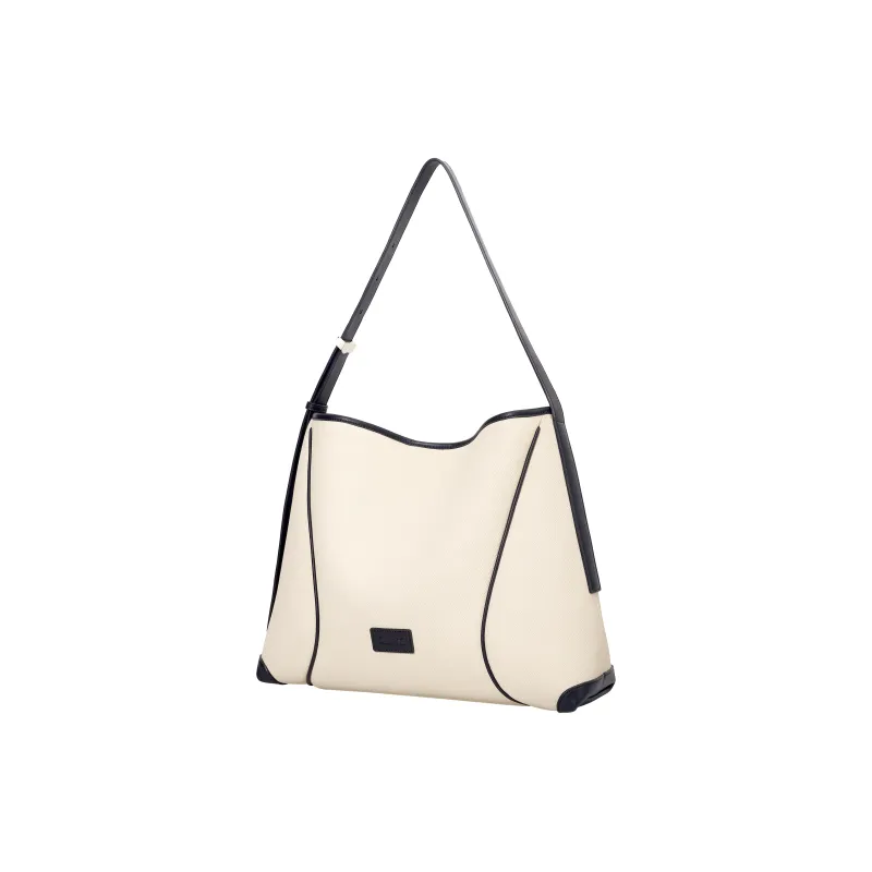 OMTO PVC HOBO Shoulder Bag Tubas Trumpets Unisex Oat Bran-2