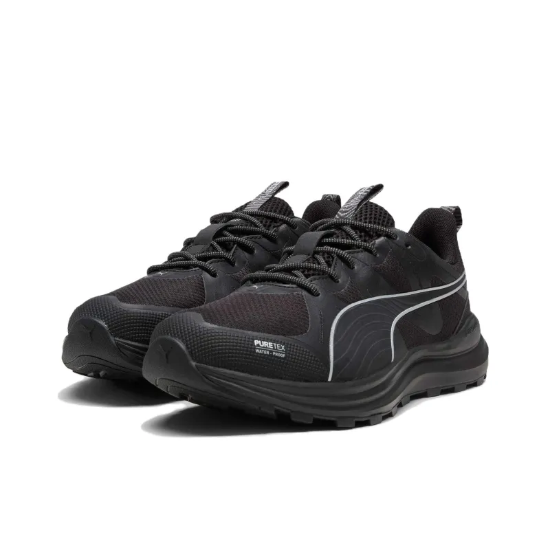 PUMA Reflect Lite Trail Slip Resistant Waterproof Low Top Running Shoes Women's Black-2