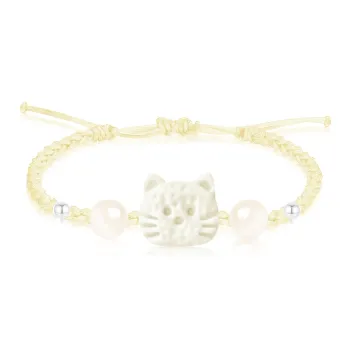 PRETTY DIARY Alloy Fabric Resin Bracelets Unisex
