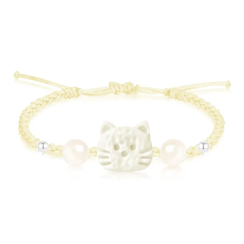 PRETTY DIARY Alloy Fabric Resin Bracelets Unisex-0