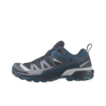 SALOMON X ULTRA 360 Cushioned Slip Resistant Abrasion Resistant Low Top Trekking Shoes Women's Black Blue