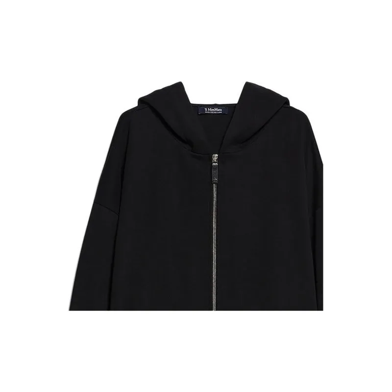 'S MAX MARA Zip Up Long Sleeved Hoodie-2