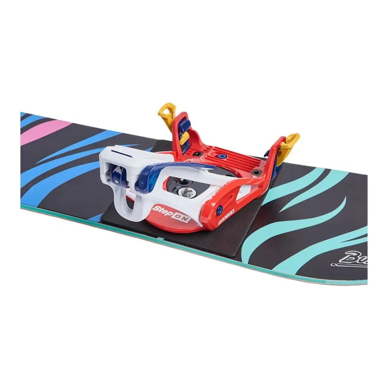 BURTON Step On GROM Single Snowboard Ski Bindings Kids' Red Blue White-2