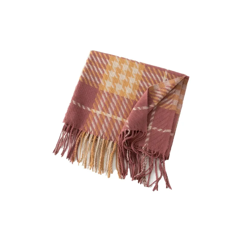 ASTAR HADES Wool Knit Scarves Unisex Multicolor-6