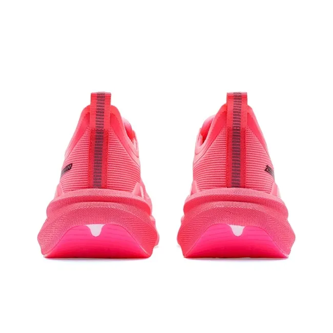 XTEP Two Thousand Kilometers 2.0 Cushioning Wear Resistant Low Top Training Running Shoes Men's Pink Frenzy Panther-5