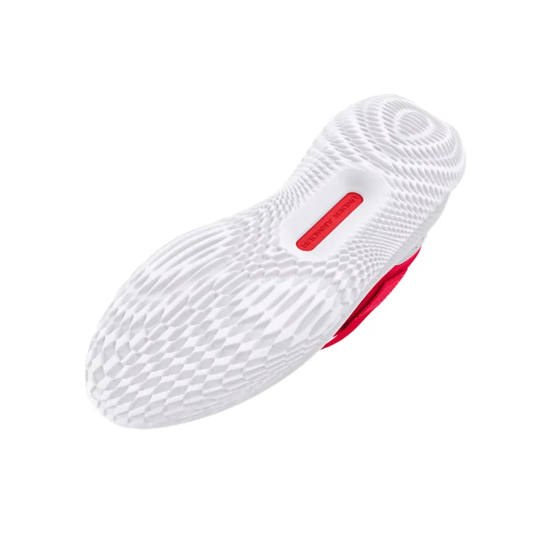 Under Armour FUTR X 4 Cushioning Abrasion Resistant Breathable Low Top Basketball Shoes Unisex Red-4