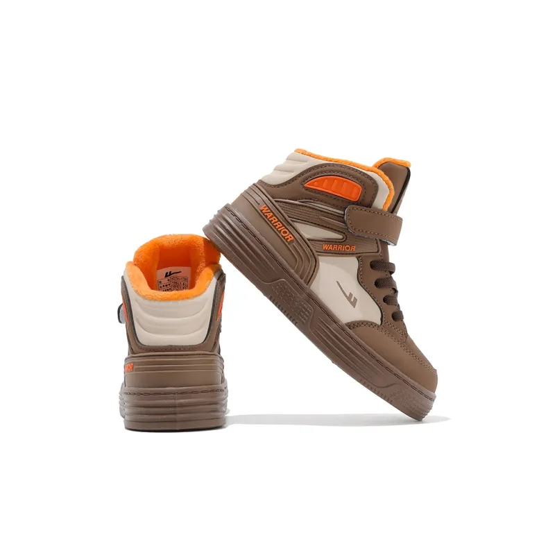 Warrior Anti Slip Wear Resistant Breathable Warm High Top Kids Lifestyle Shoes Kids'-12