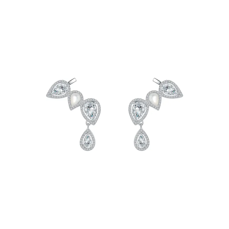 BABYBEI Mother Of Pearl Earrings Women's-0