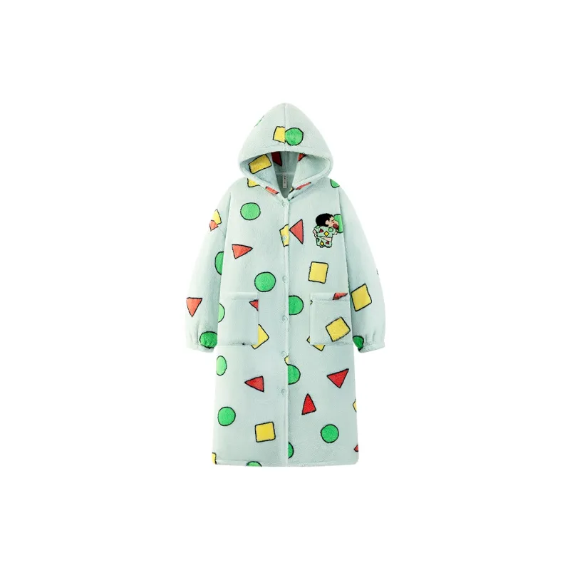 Gongdie x LABIXIAOXIN,LIANMINGKUAN Bath Robes Unisex Green-0