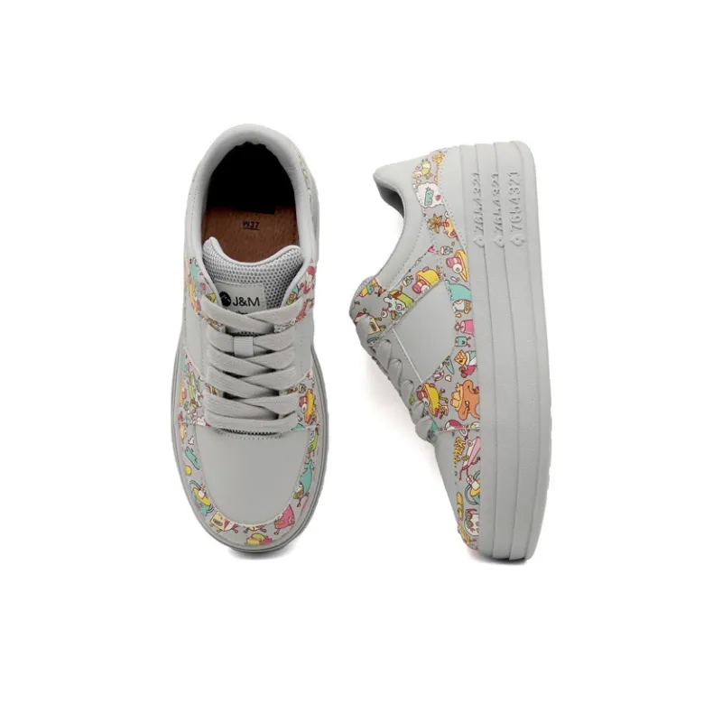 Joy&Mario Anti-Slip Wear-Resistant Low-Top Skateboard Shoes Women's-2