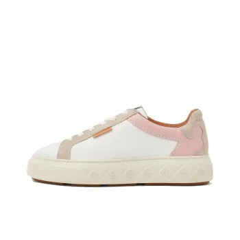 TORY BURCH Ladybug Court Low Top Stylish Skateboarding Shoes Women's Ivory White