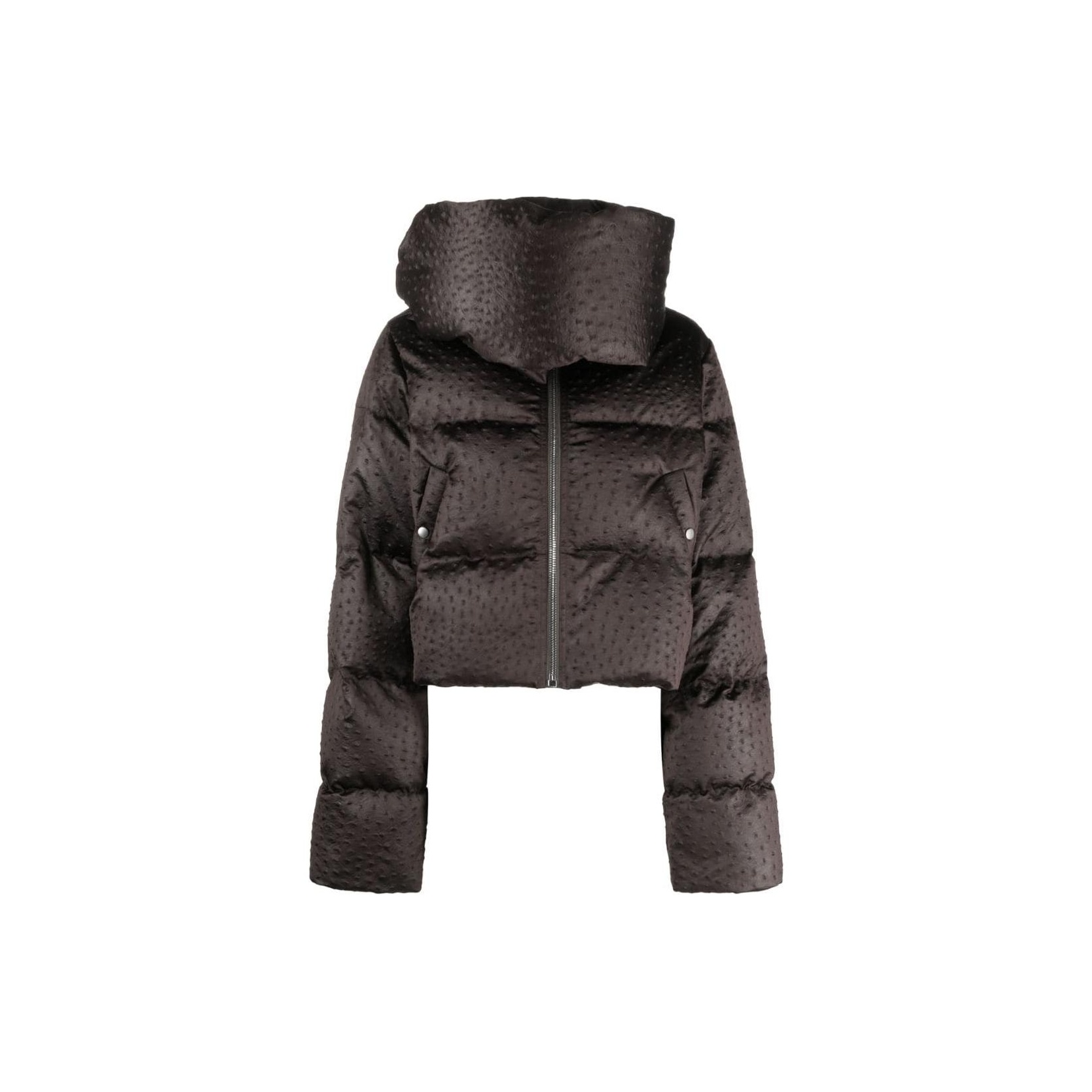 RICK OWENS Funnel Neck Puffer Jacket 42 - POIZON