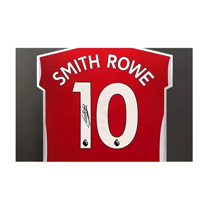 Yi Shot Jersey Arsenal Soccer Club Included SA Certificate Framed And Collectible Unisex-3