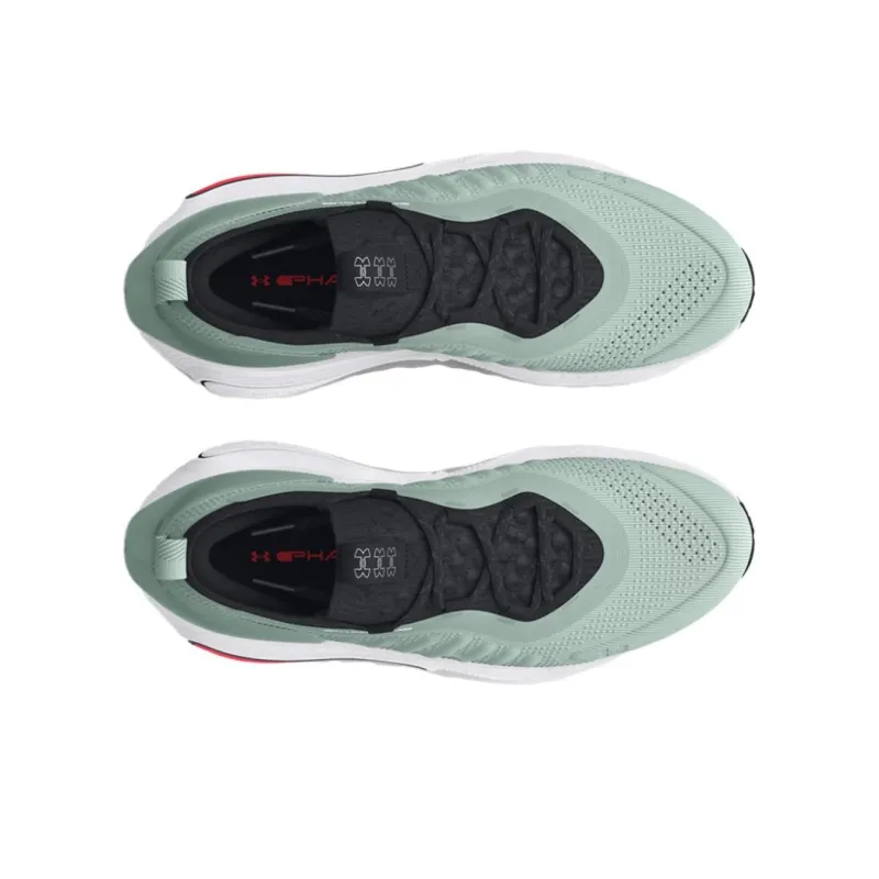 Under Armour Phantom 4 Anti Slip Wear Resistant Low Top Casual Shoes Men's Turquoise-3
