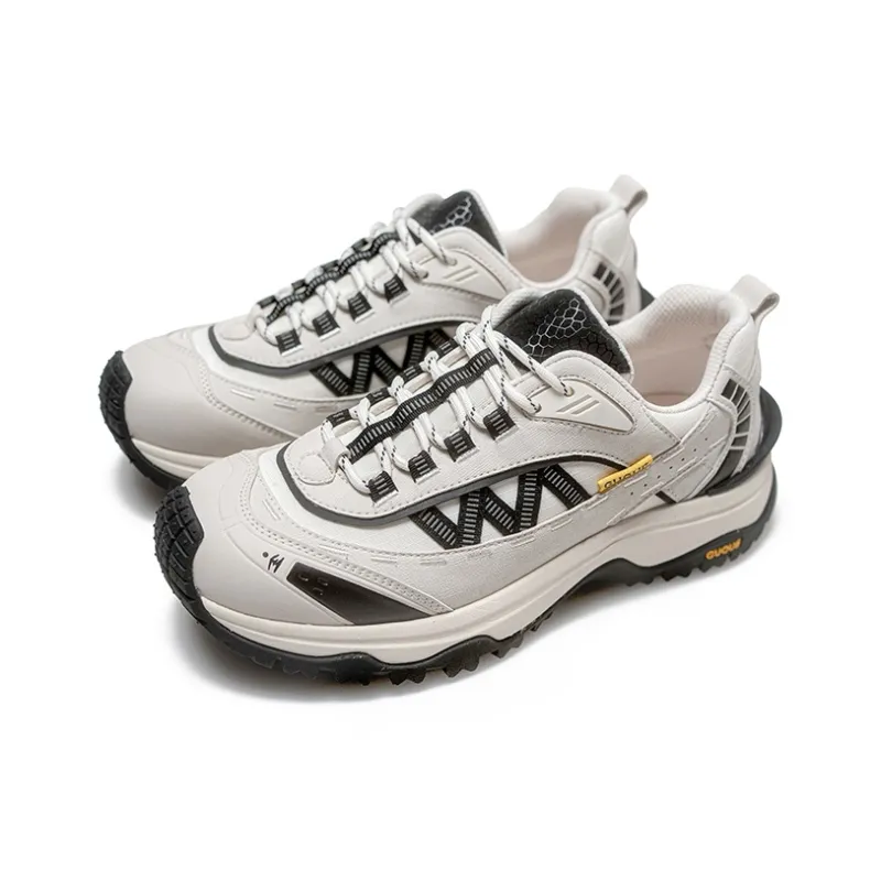 Ancient Finches Slip Resistant Cushioning Wear Resistant Low Top Trekking Shoes Unisex-6