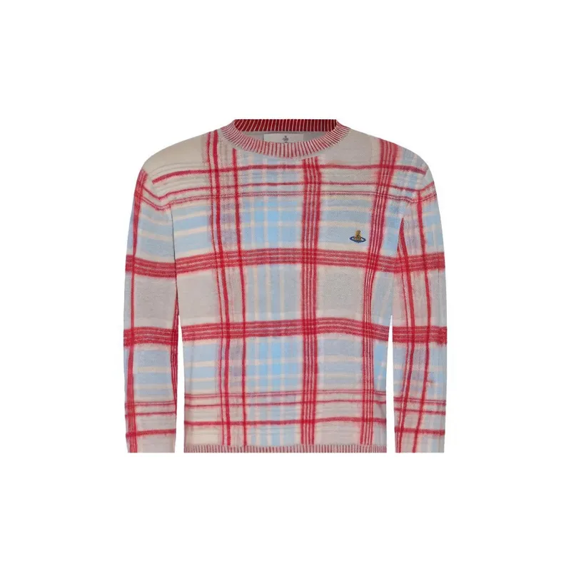 Vivienne Westwood Madras Tartan jacquard Jumper-3
