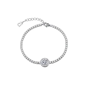 VIR 925 Sterling Silver Bracelets Women's Silver
